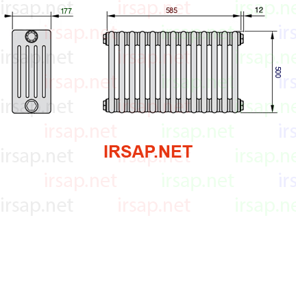 Радиатор IRSAP Tesi 50500/13 T22 CL 01
